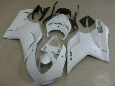 Meilleurs Carénages Moto Ducati 848 2007-2014 - Blanc