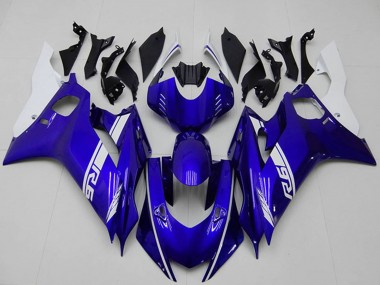 Meilleurs Carénages Moto Yamaha YZF R6 2017-2023 - Blanc Bleu
