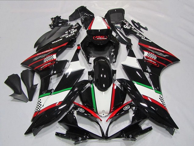 Carénages Moto Yamaha YZF R6 2006-2007 - Blanc Rouge Noir Brillant Vert Motul