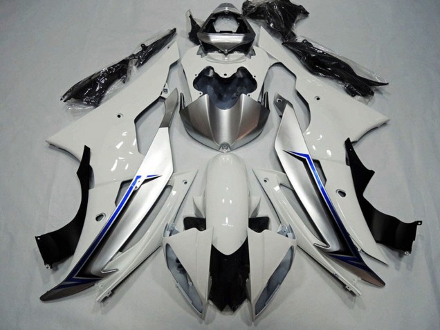 Kits Carénage Moto Yamaha YZF R6 2008-2016 - Blanc Bleu Noir