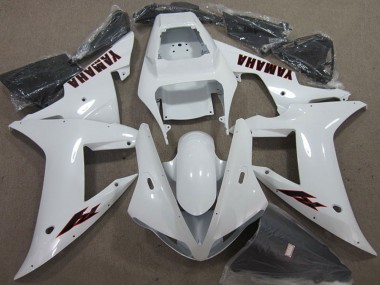 Meilleurs Carénages Moto Yamaha YZF R1 2002-2003 - Blanc