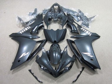 Meilleurs Carénages Moto Yamaha YZF R1 2007-2008 - Noir Mat Blanc Décalque