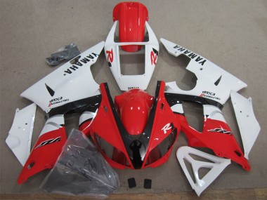 Meilleurs Carénage Moto Yamaha YZF R1 2009-2011 - Blanc Rouge Noir