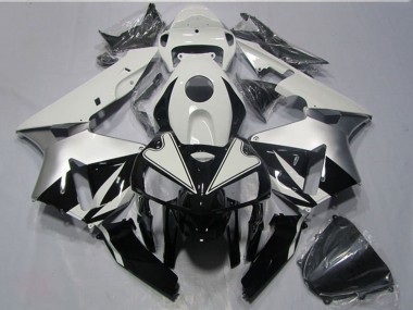Meilleurs Kits Carénages Moto Honda CBR600RR 2005-2006 - Blanc Noir