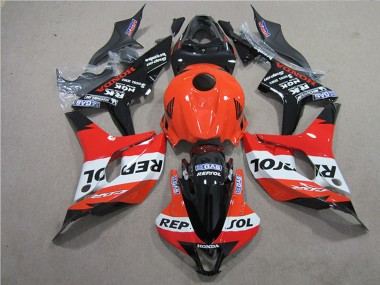 Meilleurs Kits Carénages Moto Honda CBR600RR 2007-2008 - Orange Blanc Rouge Noir Brillant Repsol