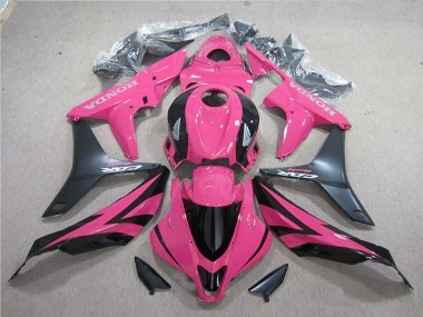 Meilleurs Kits Carénage Moto Honda CBR600RR 2007-2008 - Rose Noir Mat