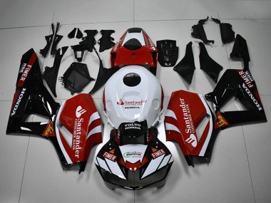 Meilleurs Carénages Moto Honda CBR1000RR 2012-2016 - Blanc Rouge Noir Brillant Santander