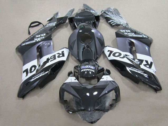 Carénages Moto Honda CBR1000RR 2004-2005 - Noir Brillant Blanc Gris Repsol