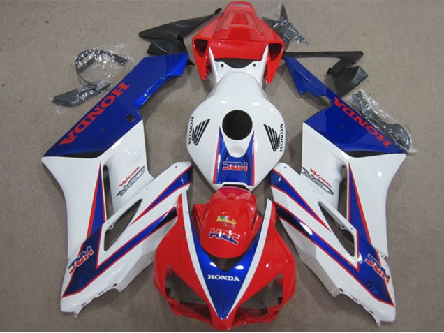 Kits Carénage Moto Honda CBR1000RR 2004-2005 - Blanc Rouge Bleu HRC
