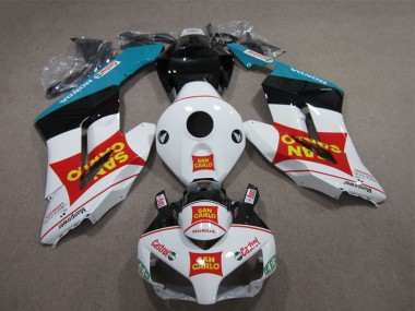 Meilleurs Carénages Moto Honda CBR1000RR 2004-2005 - Blanc Rouge Bleu Noir Brillant Jaune San Carlo Castrol