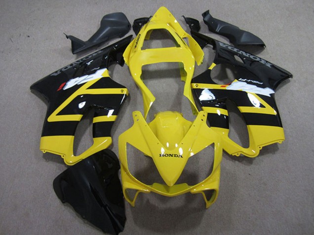 Kits Carénage Moto Honda CBR600 F4i 2001-2003 - Jaune Noir Brillant