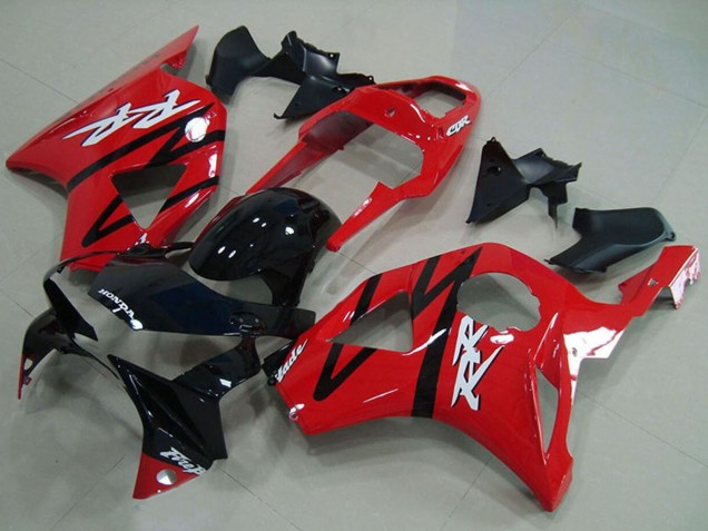 Carénages Moto Honda CBR900RR 954 2002-2003 - Rouge Noir Brillant Bande