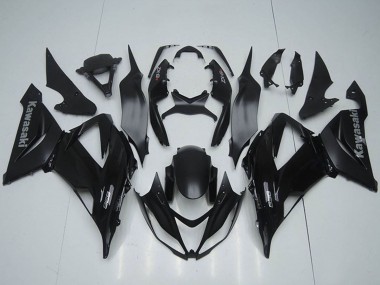 Meilleurs Kits Carénage Moto ABS Kawasaki ZX6R 2013-2018 - Noir Mat