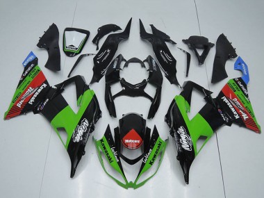 Meilleurs Carénages Moto Kawasaki ZX6R 2013-2018 - Noir Brillant Vert Rouge Bleu Motocard