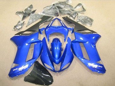 Meilleurs Carénages Moto Kawasaki ZX6R 2007-2008 - Bleu Ninja 636