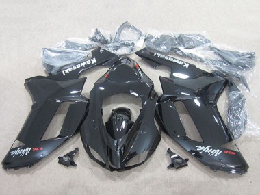 Meilleurs Carénages Moto Kawasaki ZX6R 2007-2008 - Noir Ninja 636