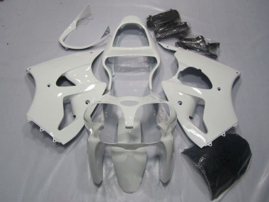 Meilleurs Carénages Moto Kawasaki ZX6R 2000-2002 - Blanc