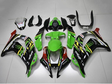 Meilleurs Carénages Moto Kawasaki ZX10R 2016-2020 - Vert Jaune Rouge Blanc Noir Monstre