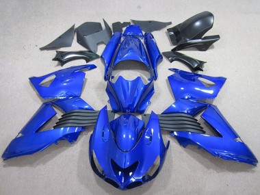 Meilleurs Carénage Moto Kawasaki ZX14R ZZR1400 2006-2011 - Bleu