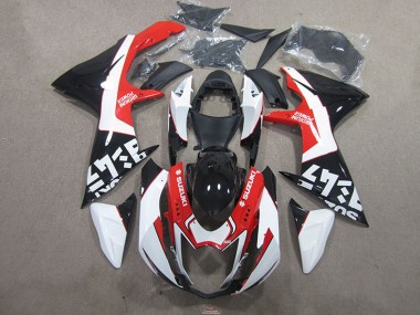 Meilleurs Carénages Moto Suzuki GSXR 750 2011-2024 - Noir Rouge