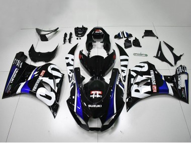Meilleurs Carénages Moto Suzuki GSXR 1000 2017-2024 - Noir Blanc Bleu Motul