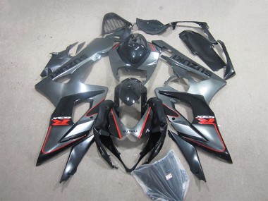 Meilleurs Kits Carénage Moto Suzuki GSXR 1000 2005-2006 - Noir Gris Rouge