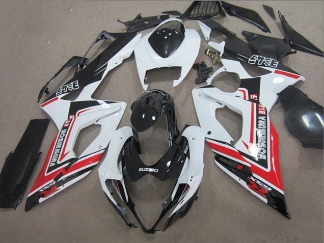 Carénages Moto Suzuki GSXR 1000 2005-2006 - Blanc Noir Rouge Yoshimura