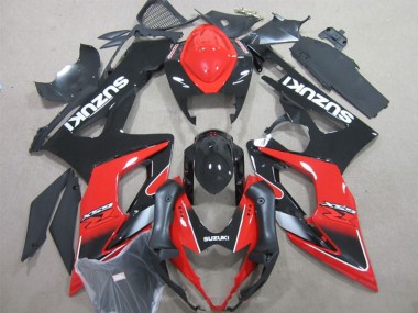Meilleurs Carénages Moto Suzuki GSXR 1000 2005-2006 - Noir Rouge