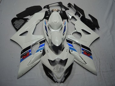 Meilleurs Kits Carénage Moto Suzuki GSXR 1000 2007-2008 - Blanc Bleu Rouge