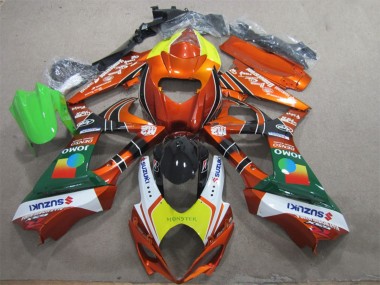 Meilleurs Carénages Moto Suzuki GSXR 1000 2007-2008 - Orange Jaune Blanc Rouge Vert Monstre