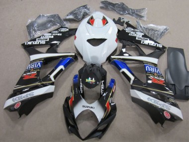 Meilleurs Carénages Moto Suzuki GSXR 1000 2007-2008 - Blanc Bleu Rouge Noir
