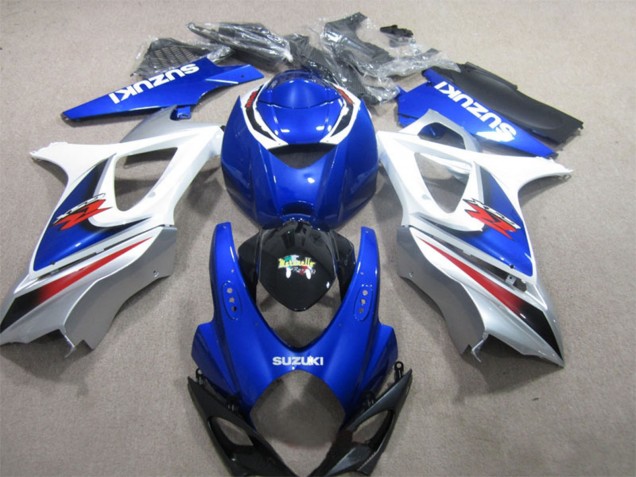 Carénage Moto Suzuki GSXR 1000 2007-2008 - Blanc Bleu Noir Rouge