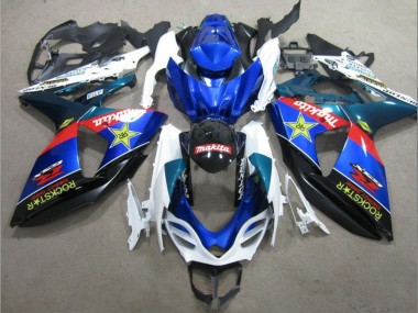 Meilleurs Carénages Moto Suzuki GSXR 1000 2009-2016 - Blanc Bleu Rouge Noir Rockstar