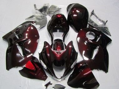 Meilleurs Kits Carénage Moto Suzuki GSXR 1300 Hayabusa 1996-2007 - Rouge Noir