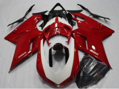 Meilleurs Carénages Moto Ducati 1198 2007-2014 - Rouge