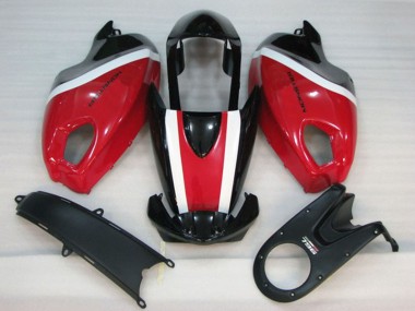 Meilleurs Kits Carénage Moto Ducati Monster 696 2008-2012 - Blanc Rouge Noir Brillant