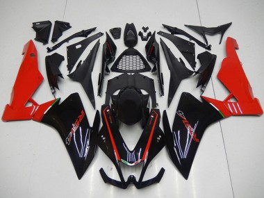 Meilleurs Carénages Moto Aprilia RSV4 1000 2009-2015 - Noir Rouge