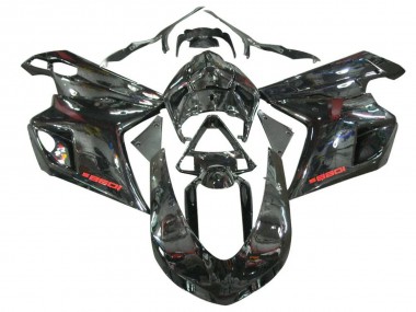 Meilleurs Carénages Moto Ducati 1098 2007-2014 - Noir Brillant