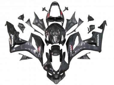 Meilleurs Carénages Moto Honda CBR600RR 2007-2008 - Gris Noir Brillant Décalque