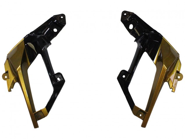 Carénages Moto Kawasaki EX400 2018-2024 - Or Noir Brillant