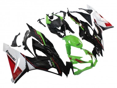 Meilleurs Carénages Moto Kawasaki ZX6R 2019-2022 - Vert Noir Brillant Blanc Rouge