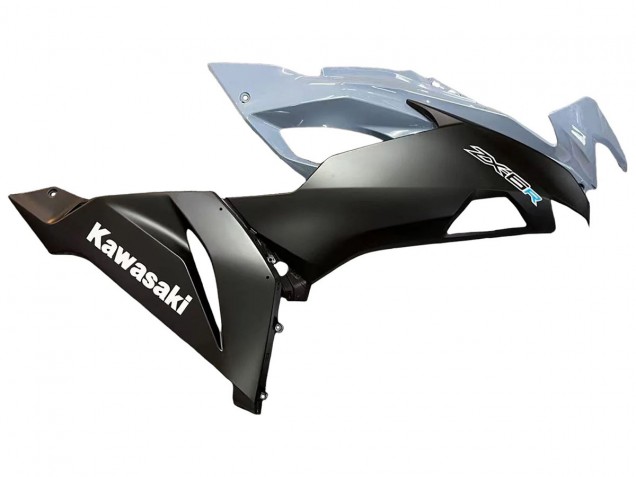 Carénages Moto Kawasaki ZX6R 2019-2022 - Gris Noir Mat