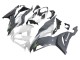 Carénages Moto Kawasaki ZX6R 2019-2022 - Blanc Gris Vert