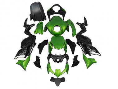 Meilleurs Carénages Moto Kawasaki Z900 2020-2024 - Vert Noir