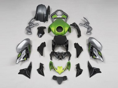 Meilleurs Carénages Moto Kawasaki Z900 2020-2024 - Vert Noir Gris