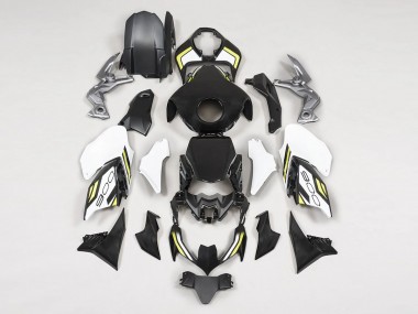 Meilleurs Carénages Moto Kawasaki Z900 2020-2024 - Noir Blanc Jaune