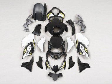 Meilleurs Carénages Moto Kawasaki Z900 2020-2024 - Noir Blanc Jaune