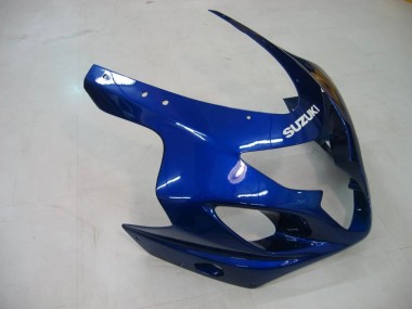 Meilleurs Carénages Moto Suzuki GSXR 600/750 2004-2005 - Bleu Gris Noir Brillant