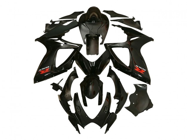 Carénage Moto Suzuki GSXR 600/750 2006-2007 - Noir Brillant