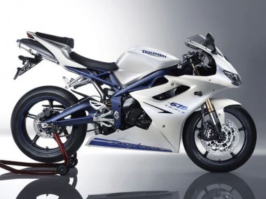 Meilleurs Carénages Moto Triumph Daytona 675 2006-2008 - Blanc Bleu